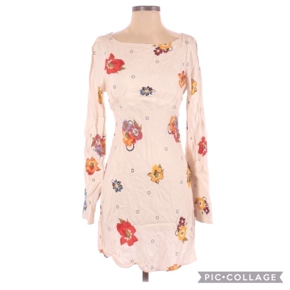 Free People Floral Flirty Keyhole Back Dress - Picture 1 of 3